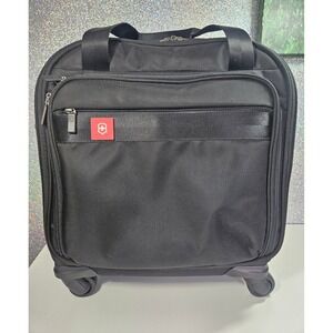 Victorinox AVOLVE Black Carry-On Spinner Wheeled Travel Bag Luggage NWOT